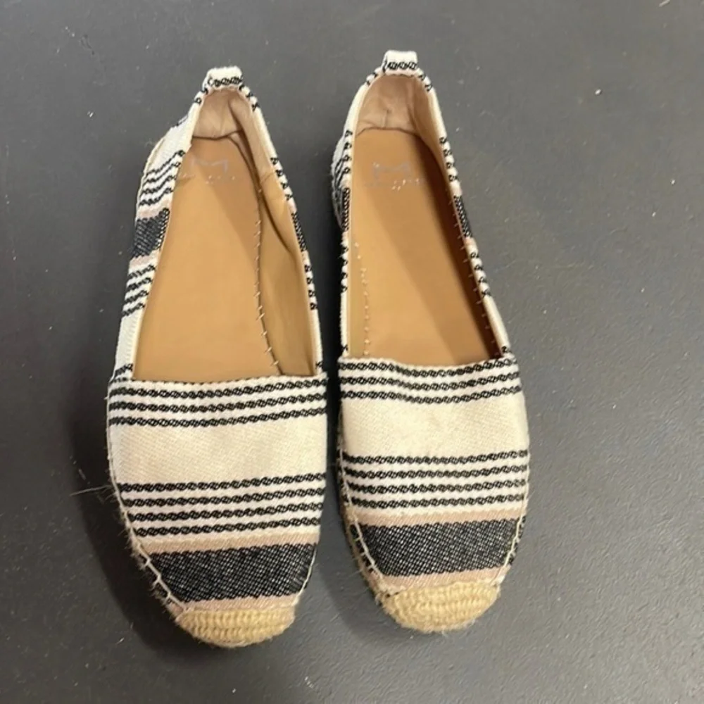 Marc Fisher espadrilles striped